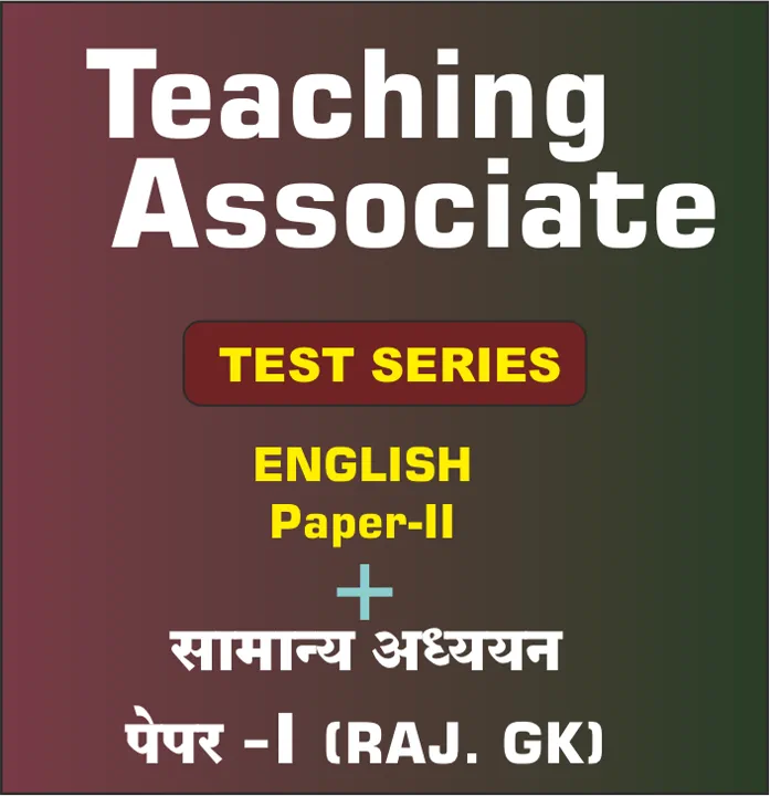 Raj GK + English Teaching Associate Offline Test Series
