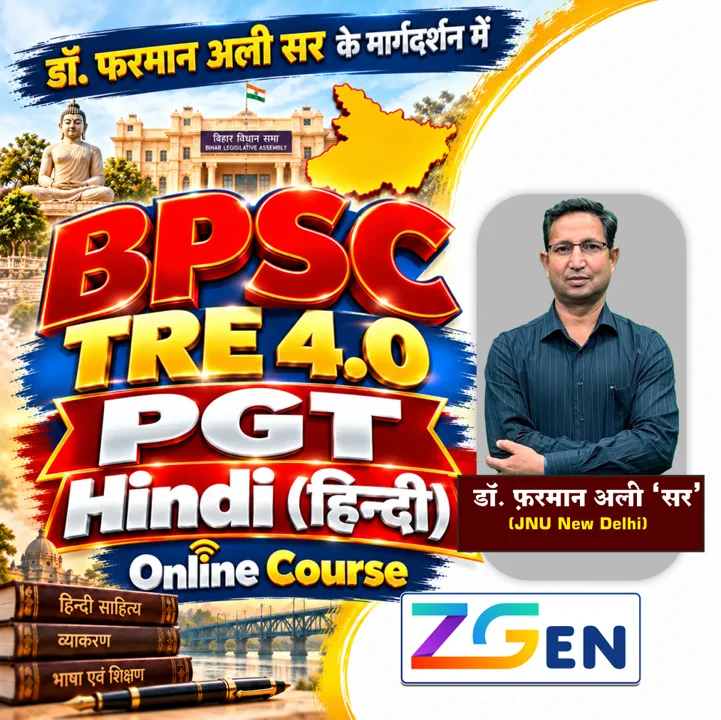 BPSC TRE 4.0 PGT Hindi (हिन्दी) Online Course